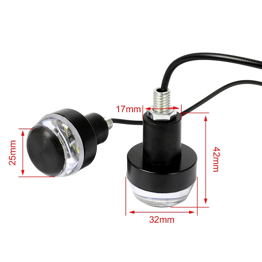 22mm LED Turn Signal Indicator Lights for Honda Motorcycle