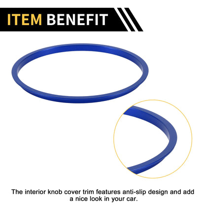 AC Vent Dashboard Decoration Rings for Toyota Tacoma (2016-2023) Blue 1 Set