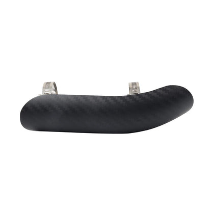 Universal Exhaust Muffler Heat Shield Cover for Car - Black/Silver Clamp