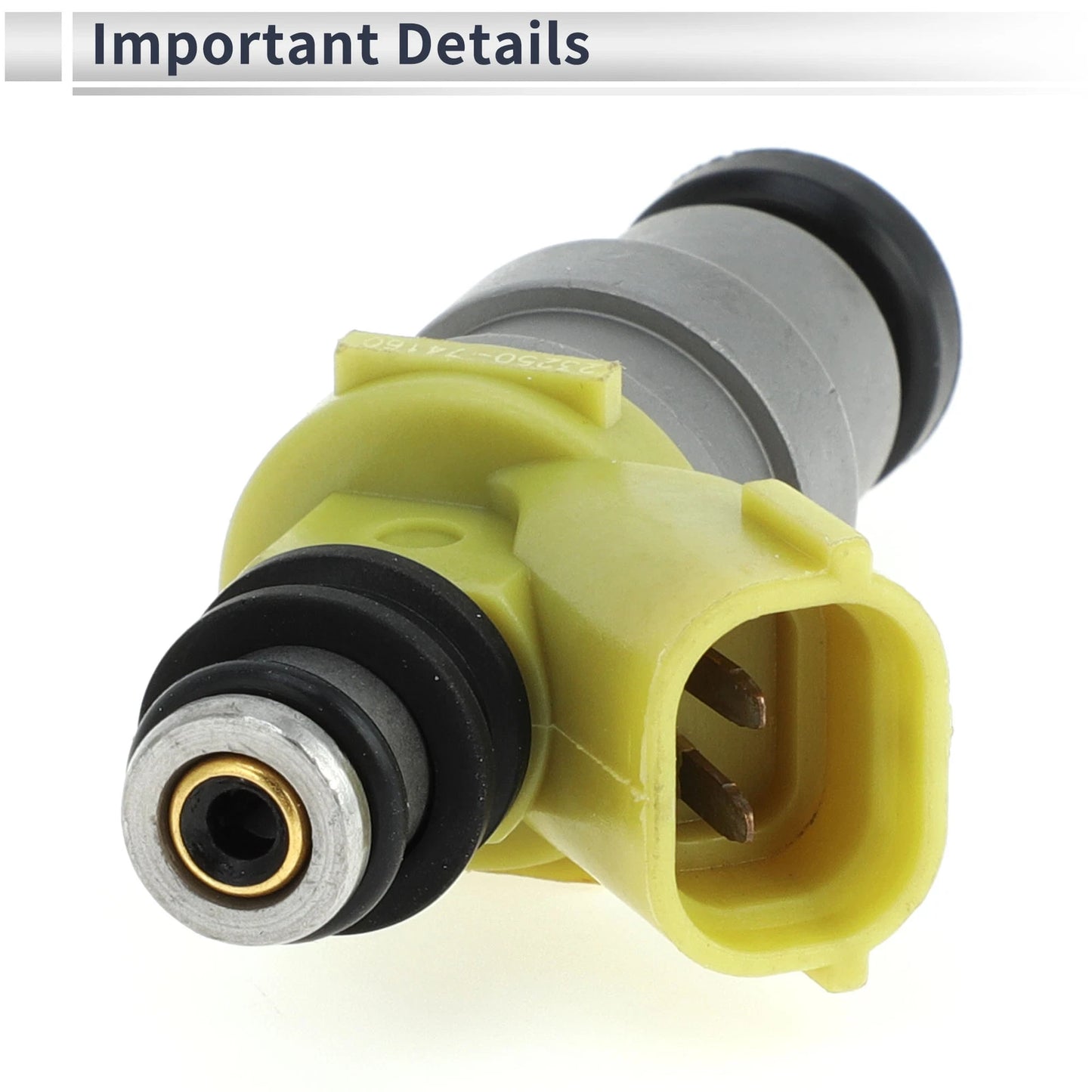Fuel Injector for Toyota RAV4 SXA1 3SGE (1989-1999) 1 x Yellow