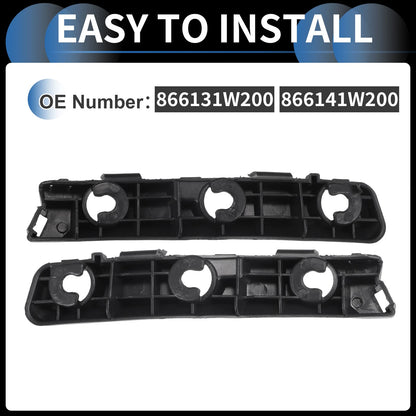 Rear Bumper Retainer Bracket  for Kia Rio (2012-2017) Black