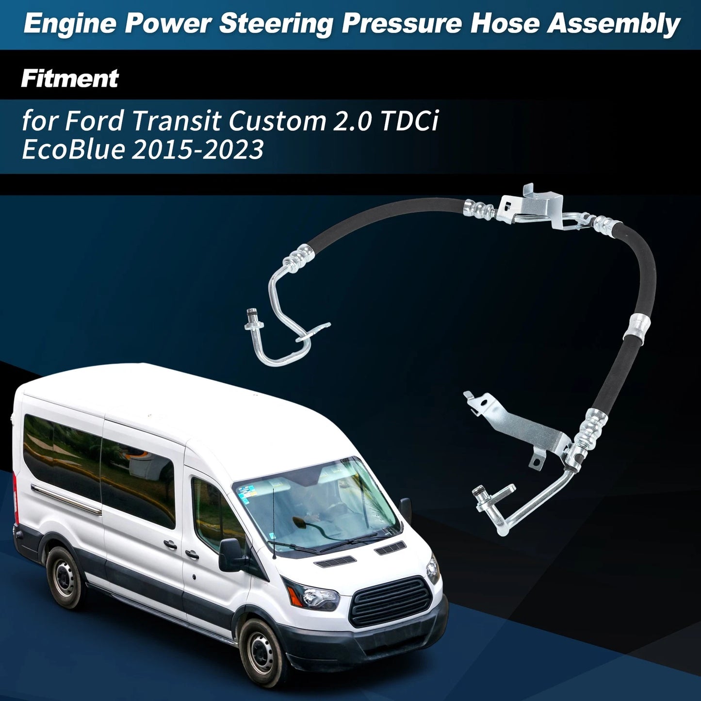 Power Steering Pressure Hose for Ford Transit Custom (2015-2023)