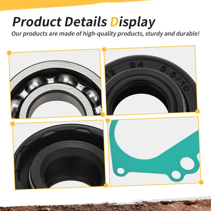 Water Pump Rebuild Gasket Bearings Seal for Suzuki RM125 (1993-1995)