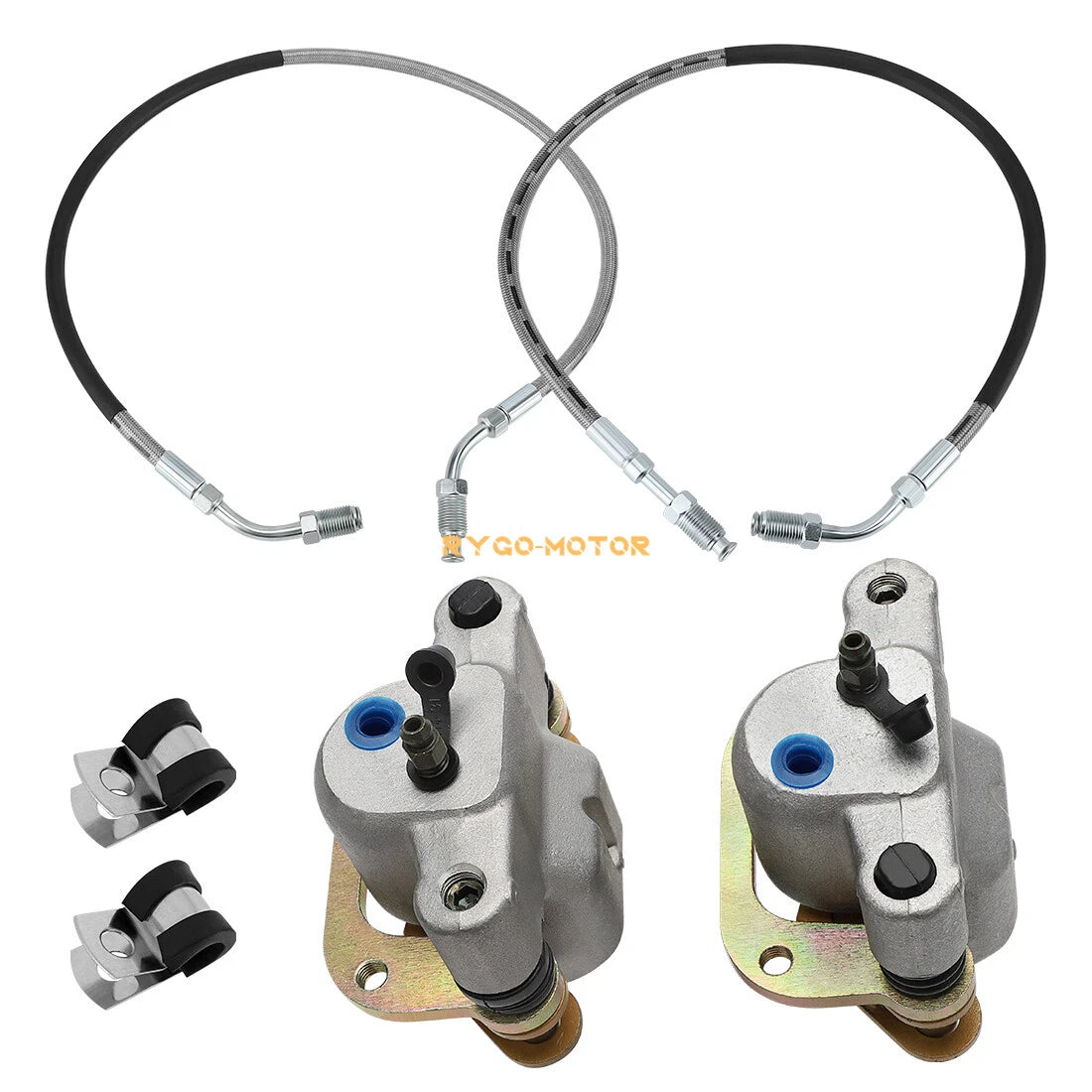 Front Brake Calipers & Lines for Polaris Trail Boss 250 350L Trail Blazer 250