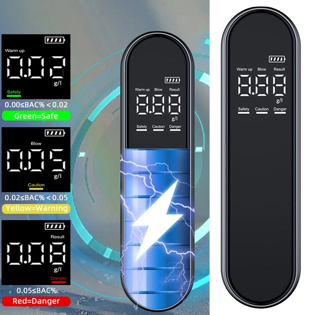 Non Contact Breathalyzer with High Sensitivity Sensor and Easy LCD Readout
