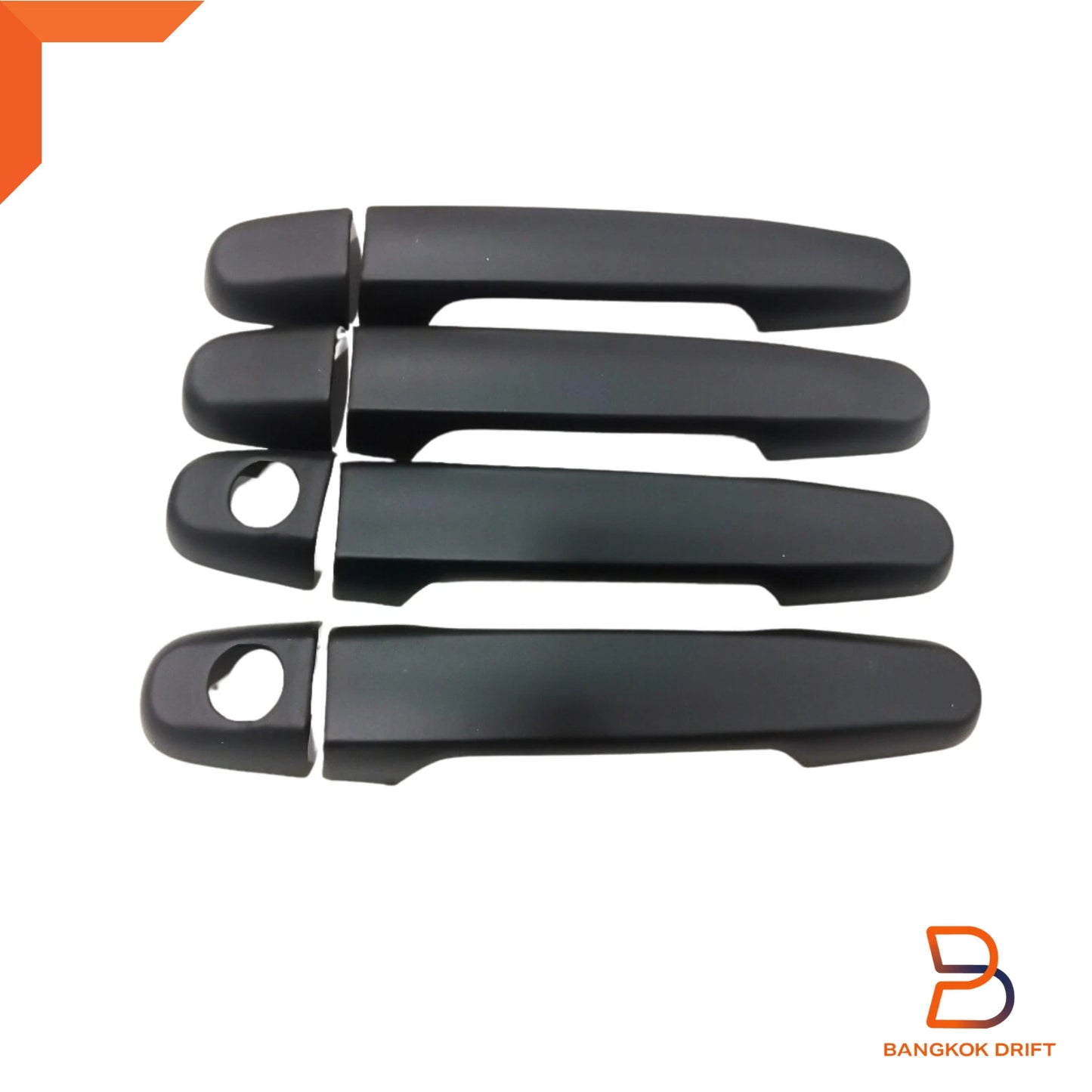Matte Black 4 Door Handle Cover Trim for Toyota Hilux Vigo Fortuner Yaris (05-15)