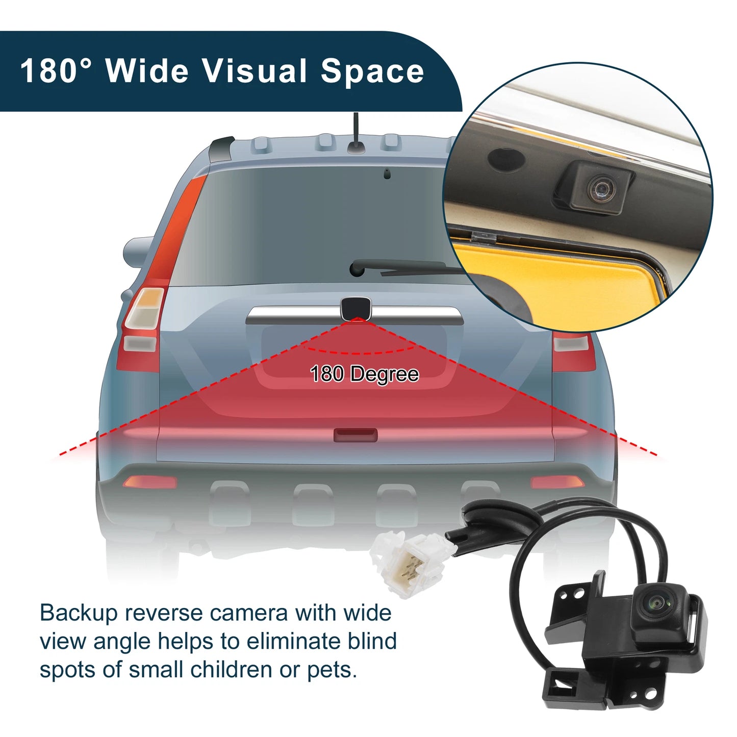 Rear View Camera for Honda Jade (2014-2016)