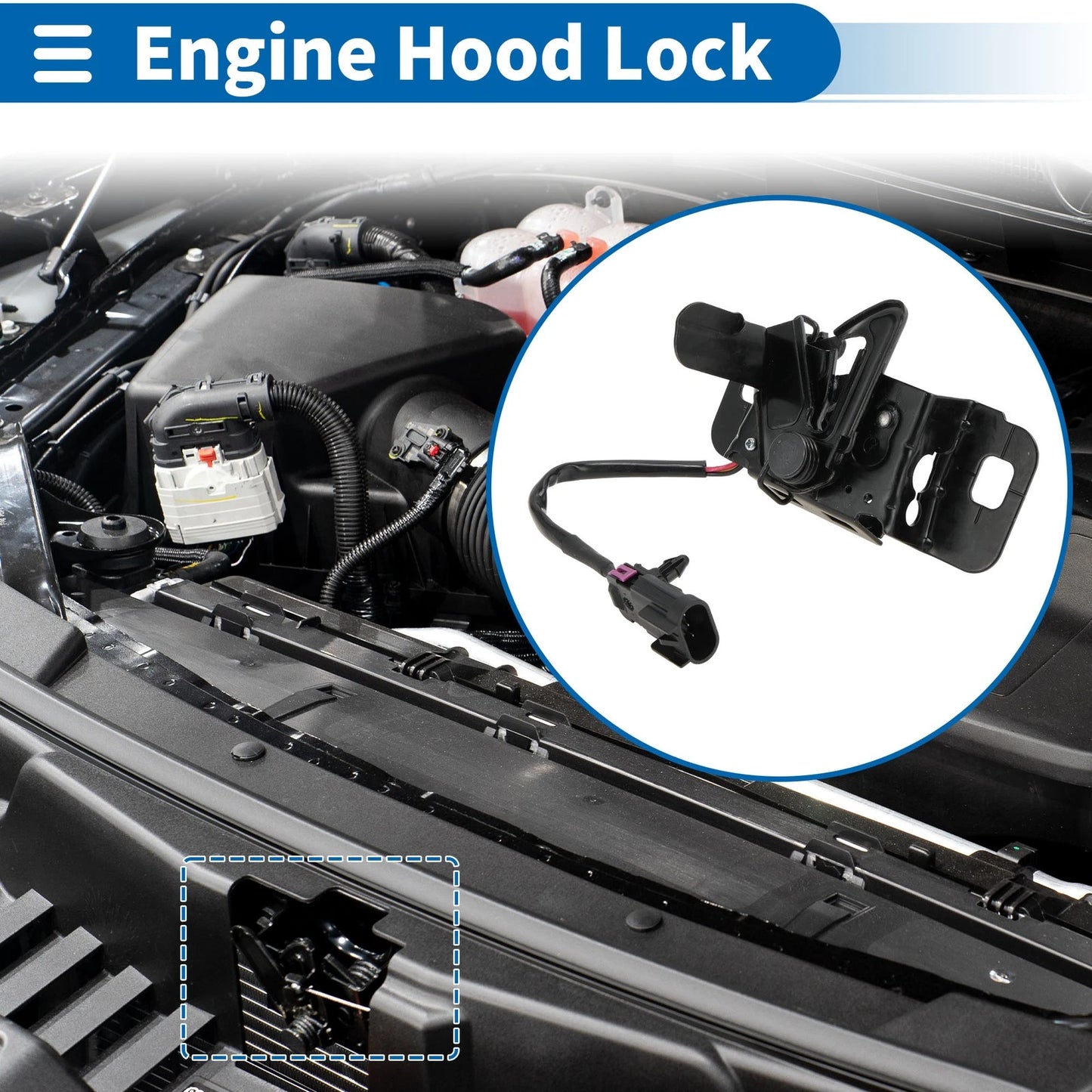 Hood Latch Assembly for Chevrolet Suburban (2015 - 2018)