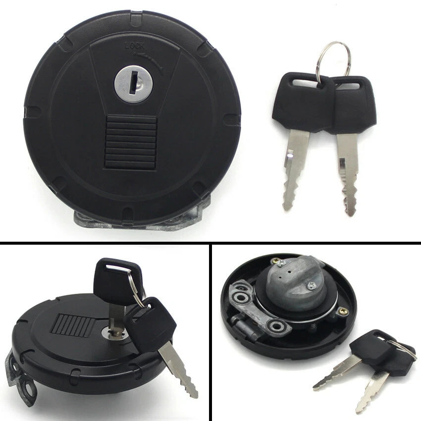 Fuel Gas Tank Cap Cover Keys for Kawasaki KL110, KL650, KLX125, KLX250