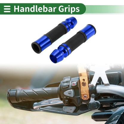 7/8" / 22mm / Motorcycle Hand Grips Aluminum Alloy Black Blue for Universal