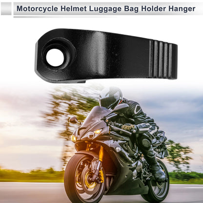 Rectangle Aluminum Hanging Hook / Hexagon / Wrench Nut Black for Motorcycle