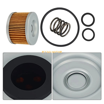 Oil Filter w/ O-Ring Spring for Honda ATC250ES/SX TRX250R/X TRX300FW TRX400FW