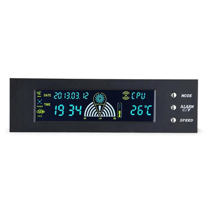 5.25" 12V PC Computer Fan Controller 3 Speed LCD Display