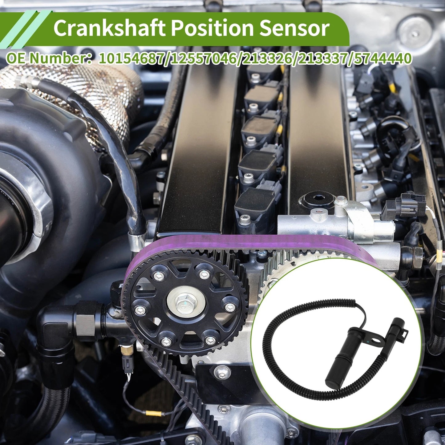 Crankshaft Position Sensor 6.5L for GMC C1500 Suburban (1995-1999)