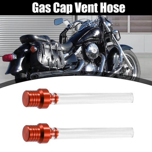 2 x Gas Cap for ATV Dirt Bike Orange