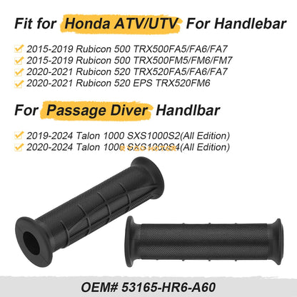 2 x Handlebar Grips for Honda Foreman Rubicon 500 (2015–2019)