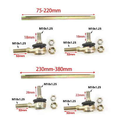 8cm M10 Ball Joiner Bolt Tie Rod for 50cc 70cc 110cc Quad Dirt Bike ATV