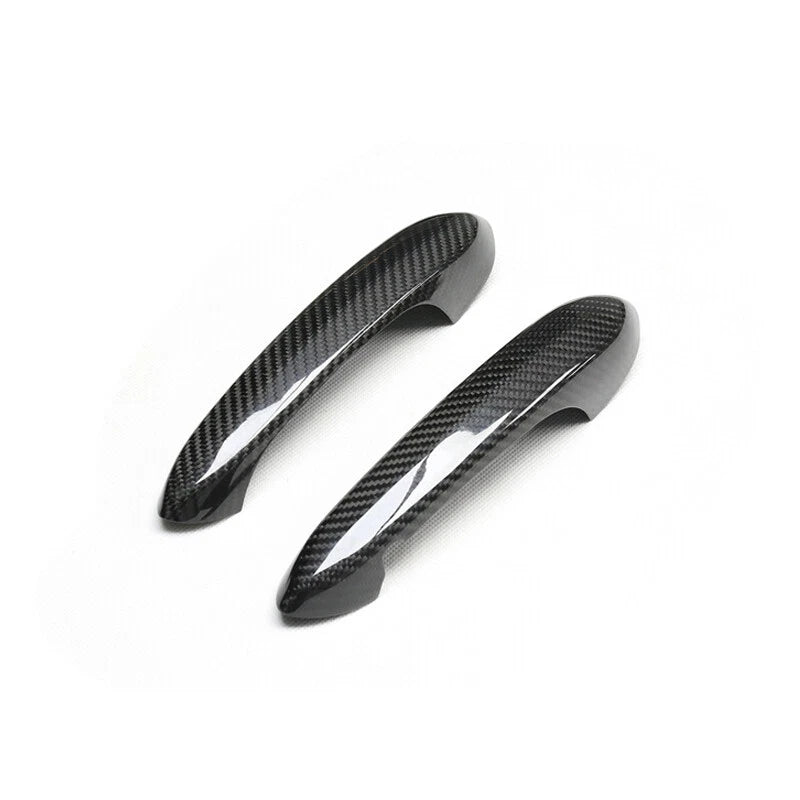 Carbon Fiber Exterior Door Handle Cover Trim fit For Toyota Supra A9 2019-2022