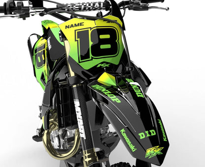 Custom Decal Kit Heavy Style for Kawasaki KX 65