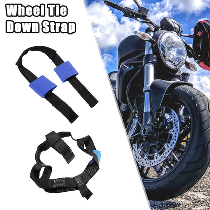 1x Set Front Rear Wheel Transport Tie Down Strap for Motorcycle