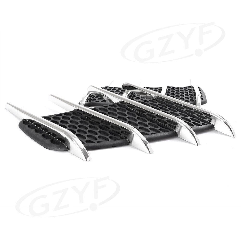 Vent Trim Hood Air Flow Intake Covers for Universal Car Decoration