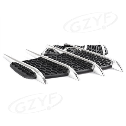 Vent Trim Hood Air Flow Intake Covers for Universal Car Decoration
