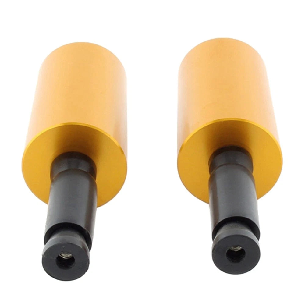 2 x 50.8mm Handlebar Hand Grips & End Caps for Universal Motorcycle Models