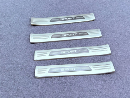 Steel Door Sill Scuff Plate Guard Cover for Toyota Grand Highlander (2024-2025)