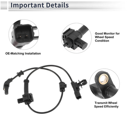 ABS Wheel Speed Sensor for Chevrolet Silverado 2500 HD (2011-2019)