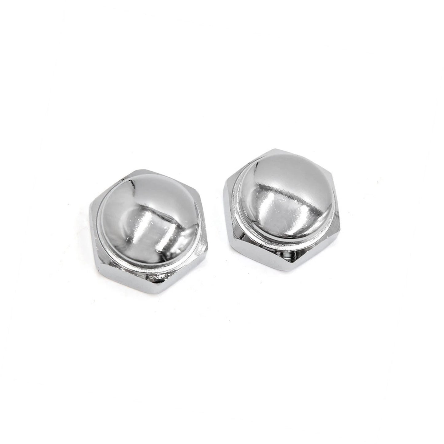 2 x M22x1 Steering Wheel Shaft Cap Acorn Hex Nut for Motorcycle