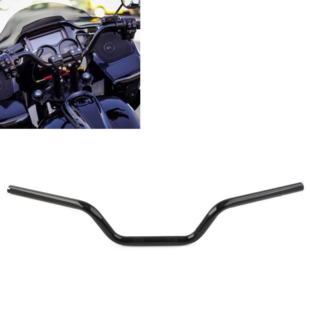 7/8" Motorcycle Drag Bar Handlebar for Chopper Bobber Cafe Racer Black