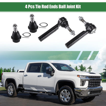 4pcs Front Suspension Kit Tie Rod End for Chevrolet Tahoe