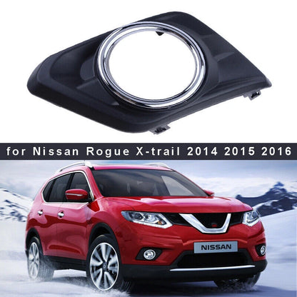 Left Side Front Fog Light Cover for Nissan X-Trail Rogue (2014-2016)