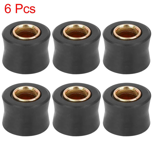 6pcs Rear Shock Absorber Cushion Rubber Ring Bushing for Motorbike