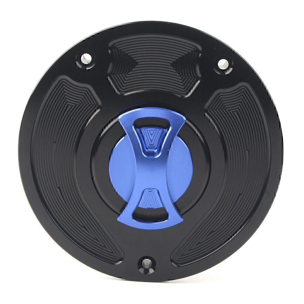 Keyless Blue Gas Fuel Tank Cap Cover for Honda CBR1000RR Fireblade (2004-2023)