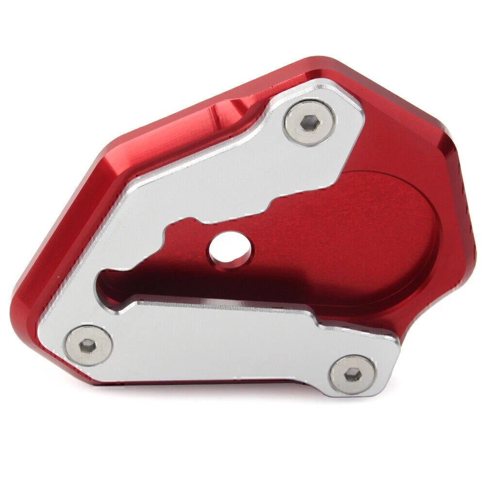 Red Side Stand Enlarger Pad for Ducati 848 1098 1198 (2008-2014)
