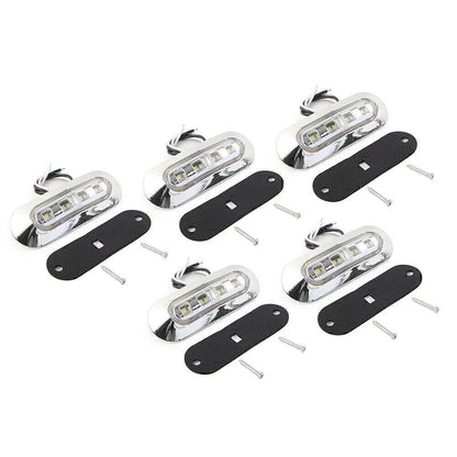 5 x LED Side Clearance Marker Lights for Truck Trailer Pickup 12V 24V