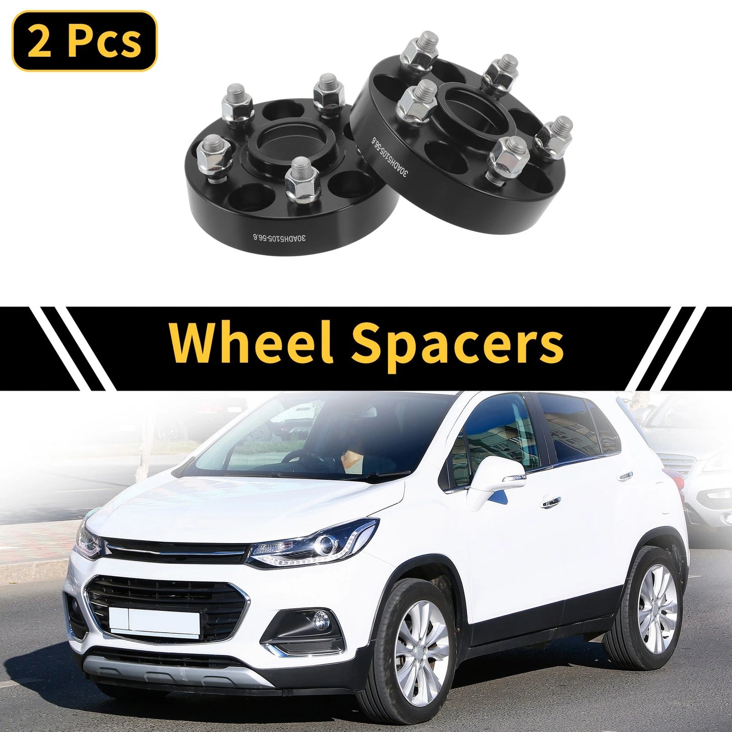 56.6mm wheel spacers M12x1.5 for Chevrolet Trax (2013-2020)