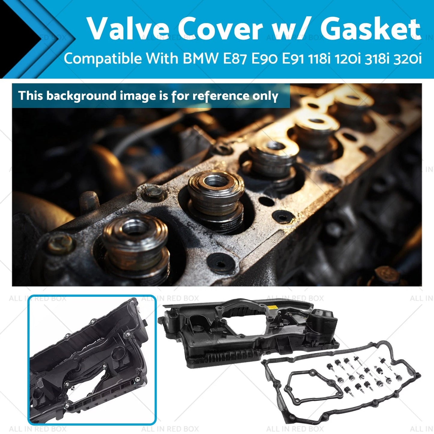 Engine Valve Cover Set for BMW 1 & 3 Series 118i 120i 318i 320i (2007-2013)