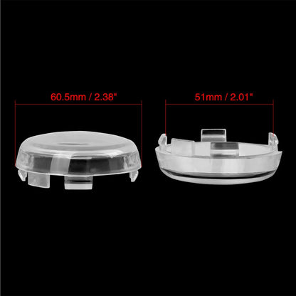4 x LED Turn Signal Light Indicator Lens Cover for Harley