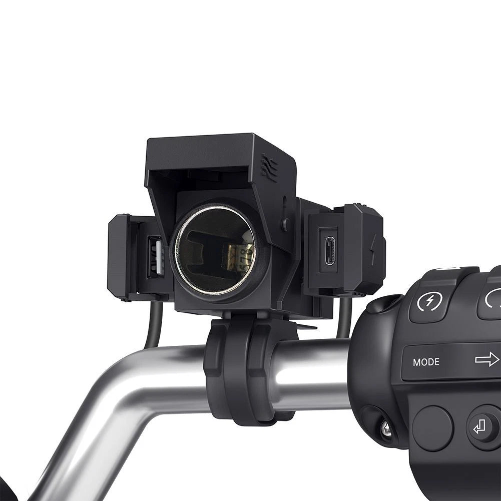 USB Charging Station for Motorcycle with Easy Installation & Safety Features