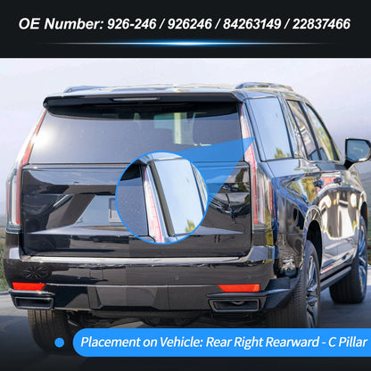 Rear Right C Pillar Window Cover Trim for Chevrolet Tahoe (2015-2018)
