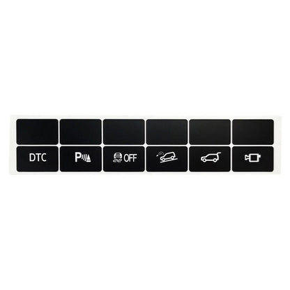 Repair Button Sticker for Car Model