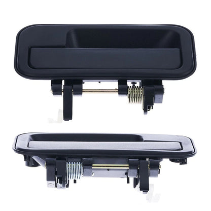 2 x Rear Outer Door Handles Black for Holden Rodeo TF (1988-2003)