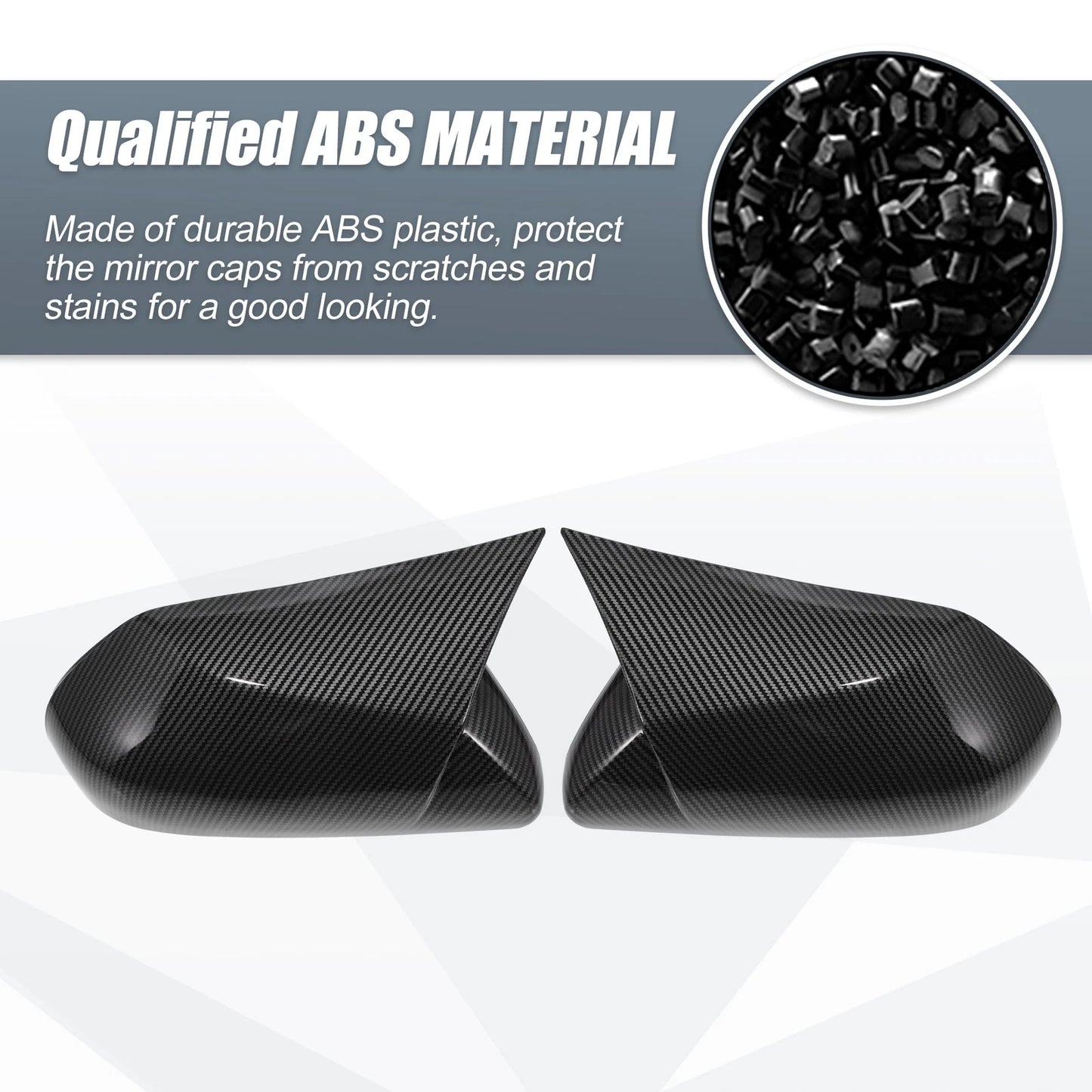 Rearview Mirror Cover Overlay Carbon Fiber for Toyota Camry (2018-2020)