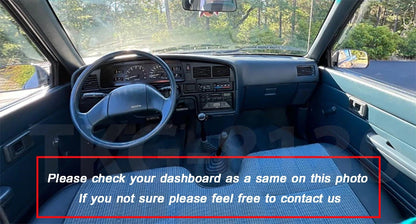 Dashboard Mat Cover for Toyota Hilux LN80 LN85 LN90 (1989-1997)