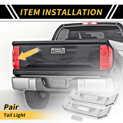 Exterior Tail Light Lamp Strip Trim for Toyota Tundra (2022-2024)