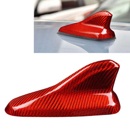 Red Carbon Fiber Roof Shark Fin Antenna Cover for VW Golf MK8 GTI (2022-2024)