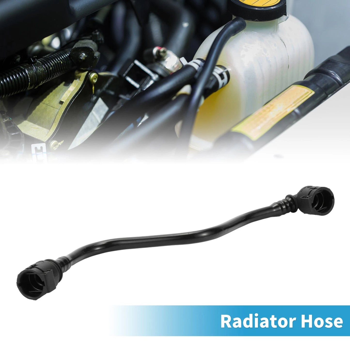 Radiator Hose for BMW 530e 2018-2022 Plastic Black 1 Pc