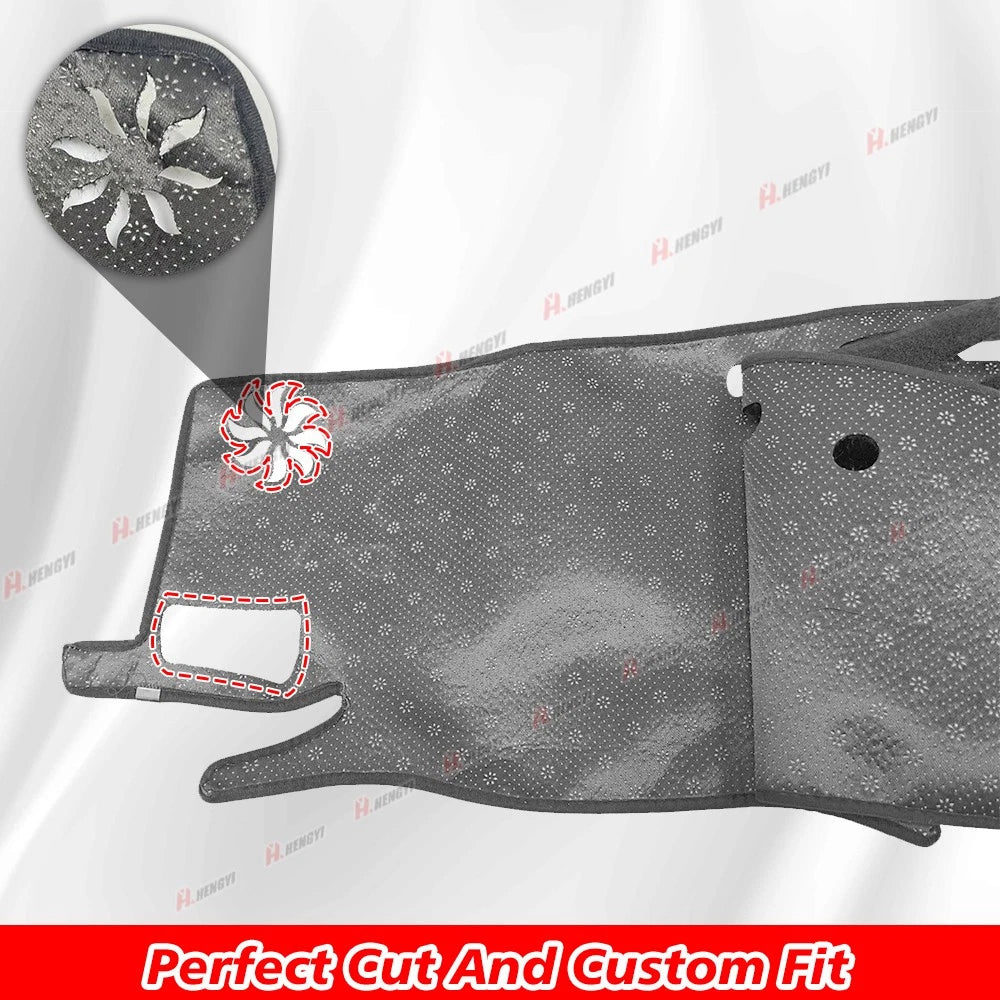 LHD Non-Slip Poly Carpet Dash Mat Cover for Honda Civic (2012–2015)